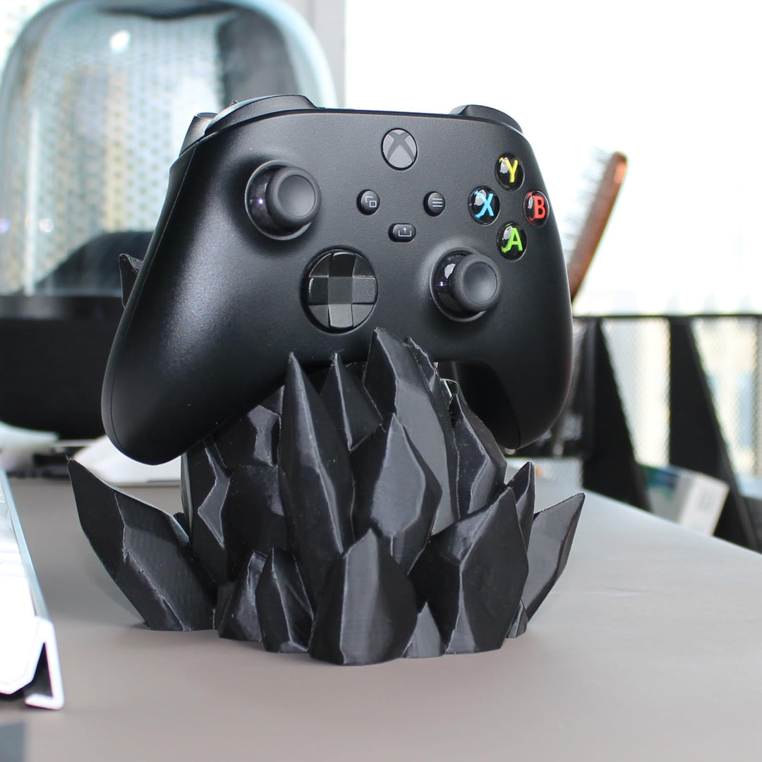 3D-Druck Handgrip-Ständer mit Kristall-Design, E-Sport-Raumdekor, für PS5, Xbox und andere Konsole,K