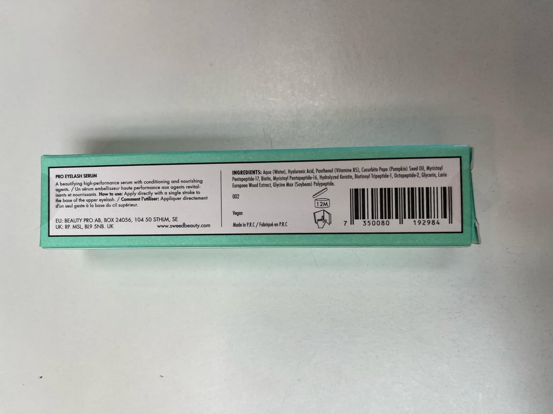 Sweed Wimpernwachstumsserum, 3 ml, Blau