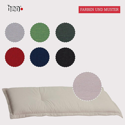 Beo Bankauflage 100 x 45 cm Waschbar Ascot | Premium-Qualität Made in EU | Atmungsaktive Gartenbank
