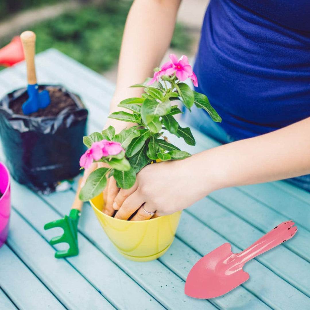 Bunte Mini-Garten-Handschaufeln aus Metall, Gartengeräte für Kinder, Jugendliche, Erwachsene, Bodenp
