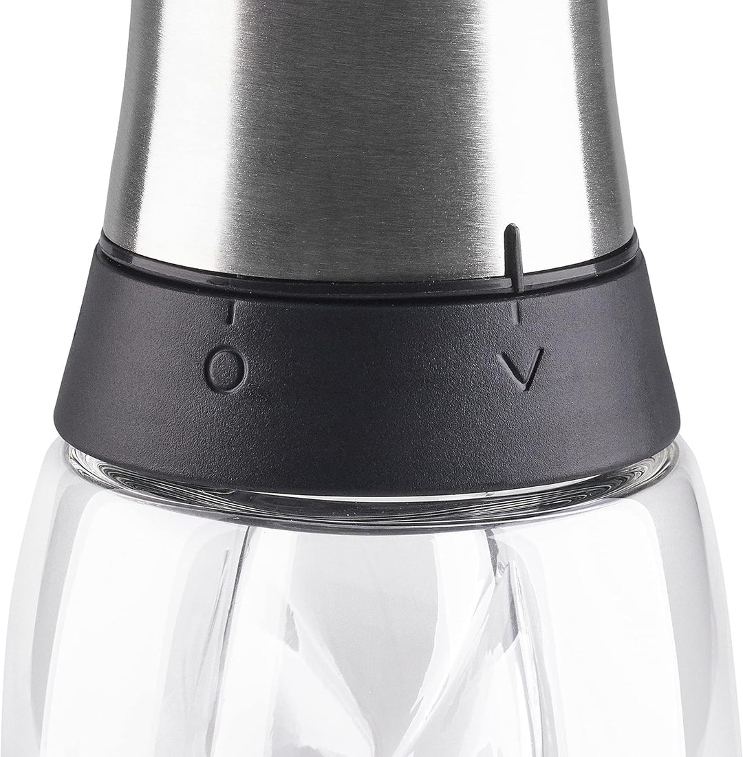 Cole & Mason H103069 Bristol Duo öl und Essig Spender, 450ml öl 50ml Essig, Olivenölspender, Glasspe