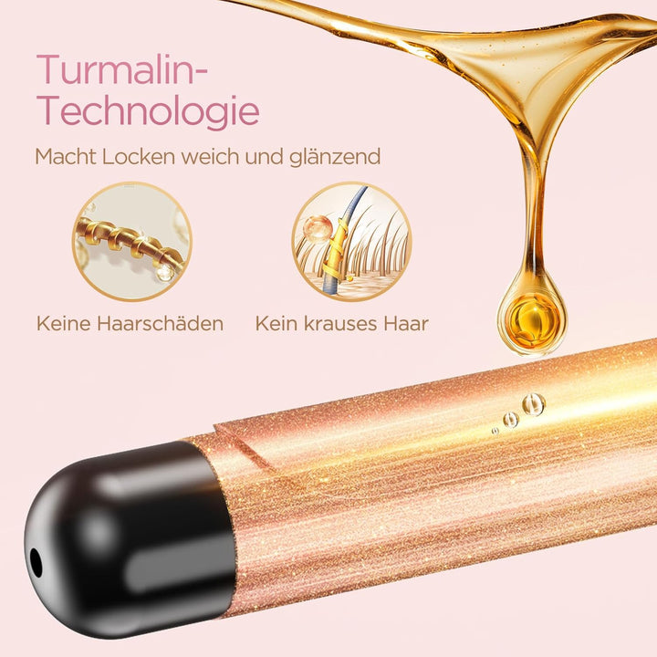 BESTOPE PRO 25mm Lockenstab, Lockenstab Grosse Llocken, Multi-Temperatur, Verlängerung Design Hair C