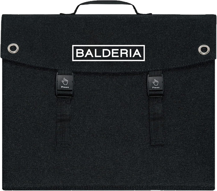 BALDERIA Power Set PS300-120 | Tragbare Powerstation 300W + Solarpanel 120W | Solar-Generator, Kraft
