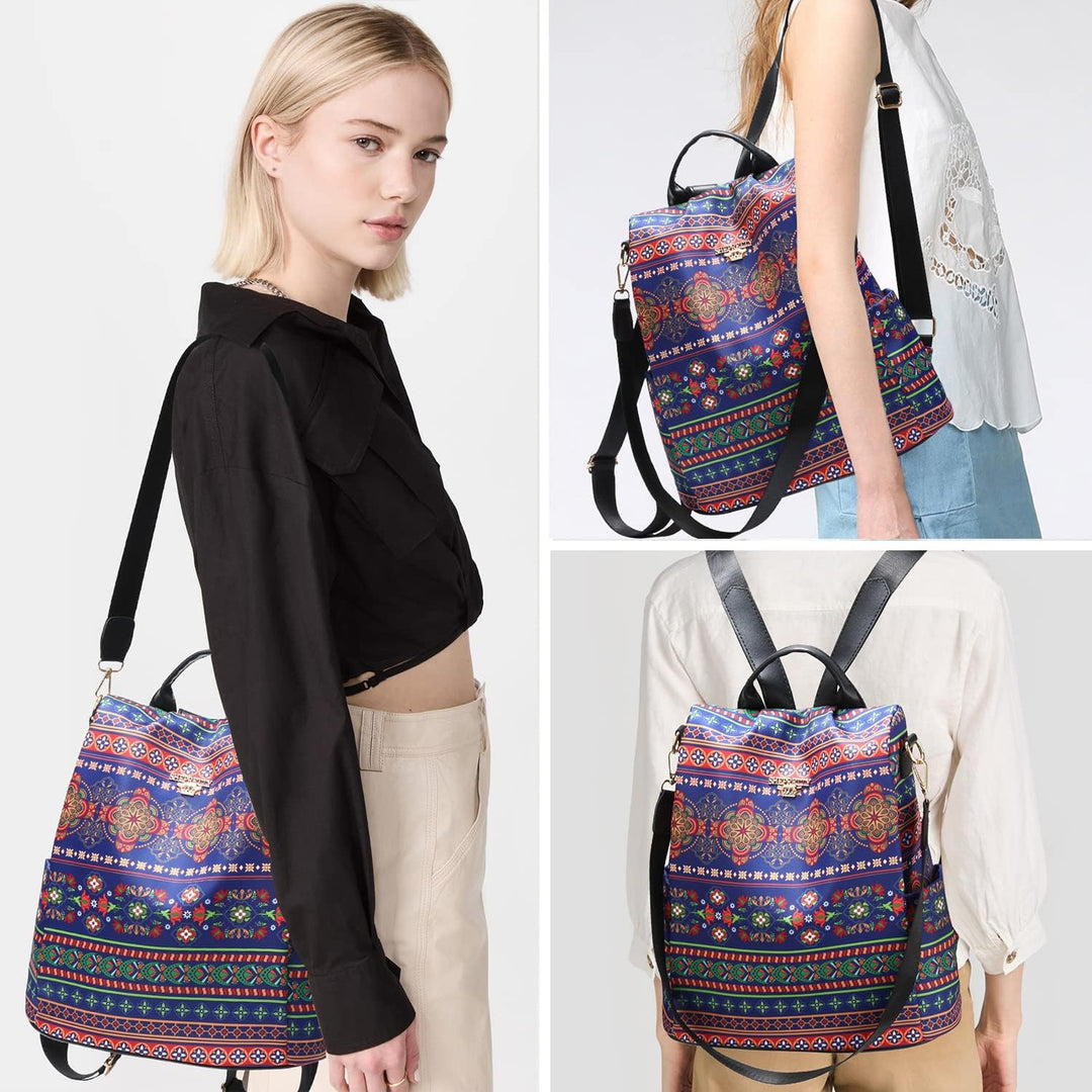 shepretty Damen Rucksack Anti Diebstahl Umhängetasche Multifunktions Schultaschen 8864-m266-a M, 886
