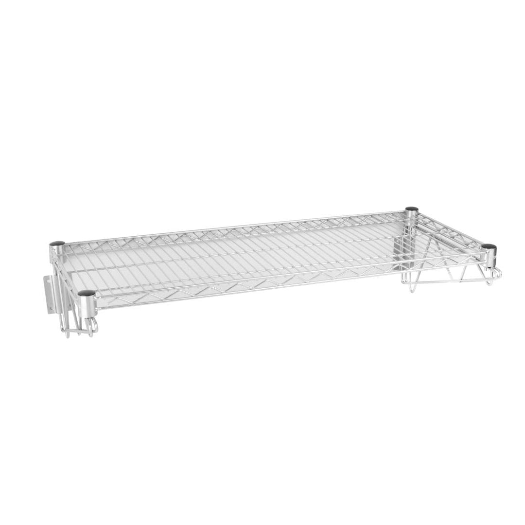 Vogue Gitterwandregal mit Halterungen 91cm breit 910 x 360mm., 910 x 360mm.