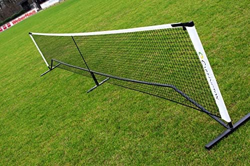 POWERSHOT Tennisfussballnetz aus Stahl - Grösse auswählbar - Ideal zur Verbesserung der Technik im G