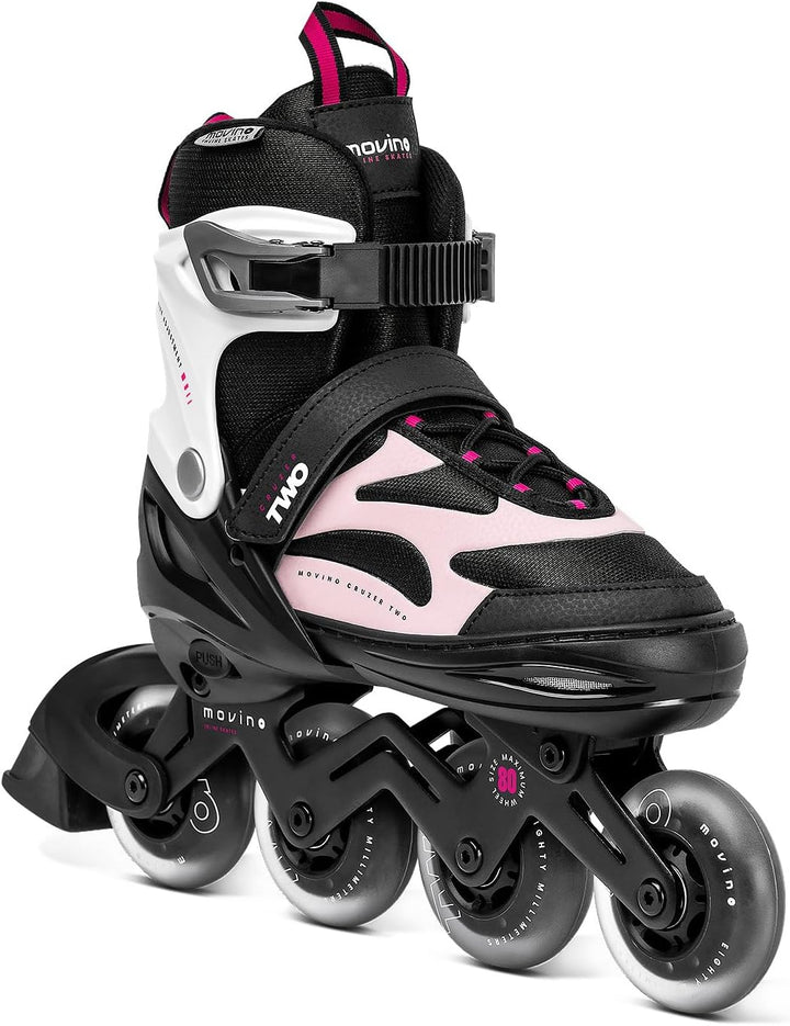 Movino Inline Skates | Cruzer B2/B3/Two | Verstellbare Rollschuhe | Damen Mädchen Jungen Inliner | I