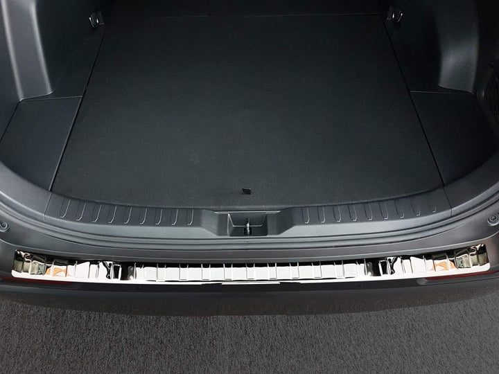 Avisa Chrom Edelstahl Heckstossstangenschutz kompatibel mit Toyota RAV4 (5th Gen.) 2018- & Suzuki Ac