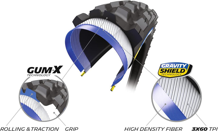 MICHELIN Force AM2 Competition Line, MTB Fahrradreifen, Schwarz, 29x2.40"