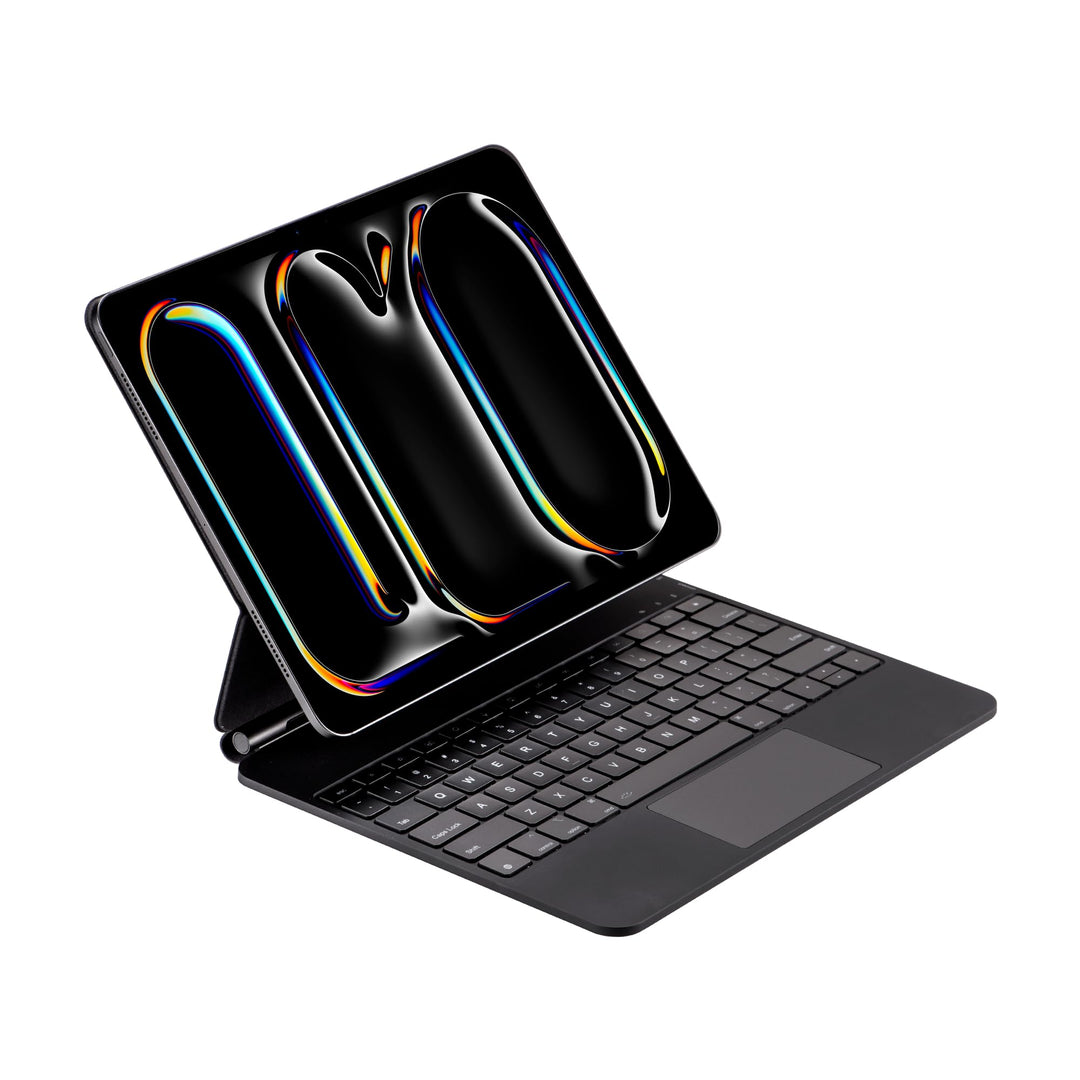 Deutsche QWERTZ-Layout Magic Keyboard Case für iPad Pro 13-Zoll M4 2024 / M5 2025, Magnetische Keybo