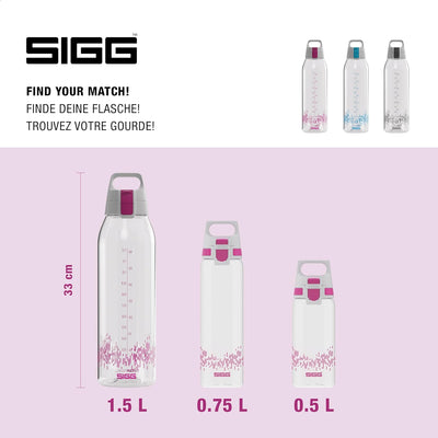 SIGG - Tritan Renew Trinkflasche - Total Clear ONE - Für Kohlensäurehaltige Getränke Geeignet - Spül