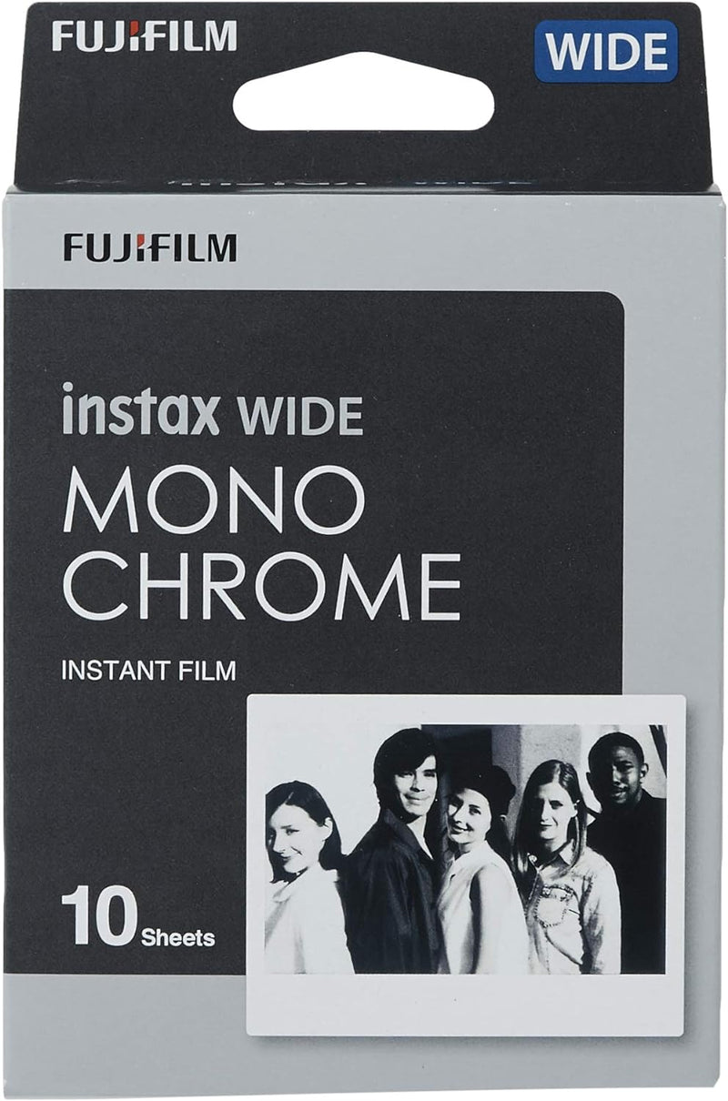 Instax Wide Film, 2-er Pack & Instax Wide Monochrome Filme Doppelpackung Wide Monochrome Filme Set,