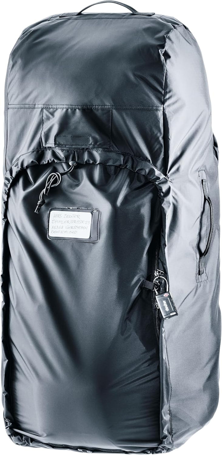 deuter Herren Voyager 65+10 Reiserucksack (1er Pack) 65+10 L Schwarz, 65+10 L Schwarz