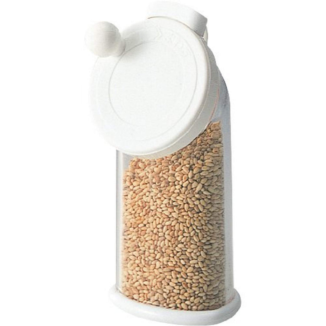 1 x Asvell Sesammühle aus Kunststoff, hergestellt in Japan, weiss 2.17×2.8×4.88 inch, 2.17×2.8×4.88