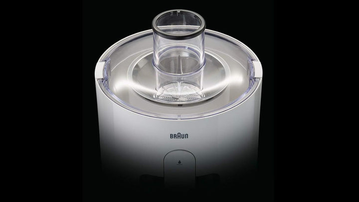 Braun Household PurEase Entsafter SJ 3100 WH – Juicer für selbstgemachte Säfte, Grosser Einfüllschac