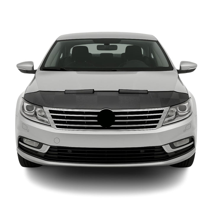 OMAC Haubenbra Steinschlagschutz Bonnet Bra kompatibel mit VW Passat CC 2008-2012 Kariert Halb Karie