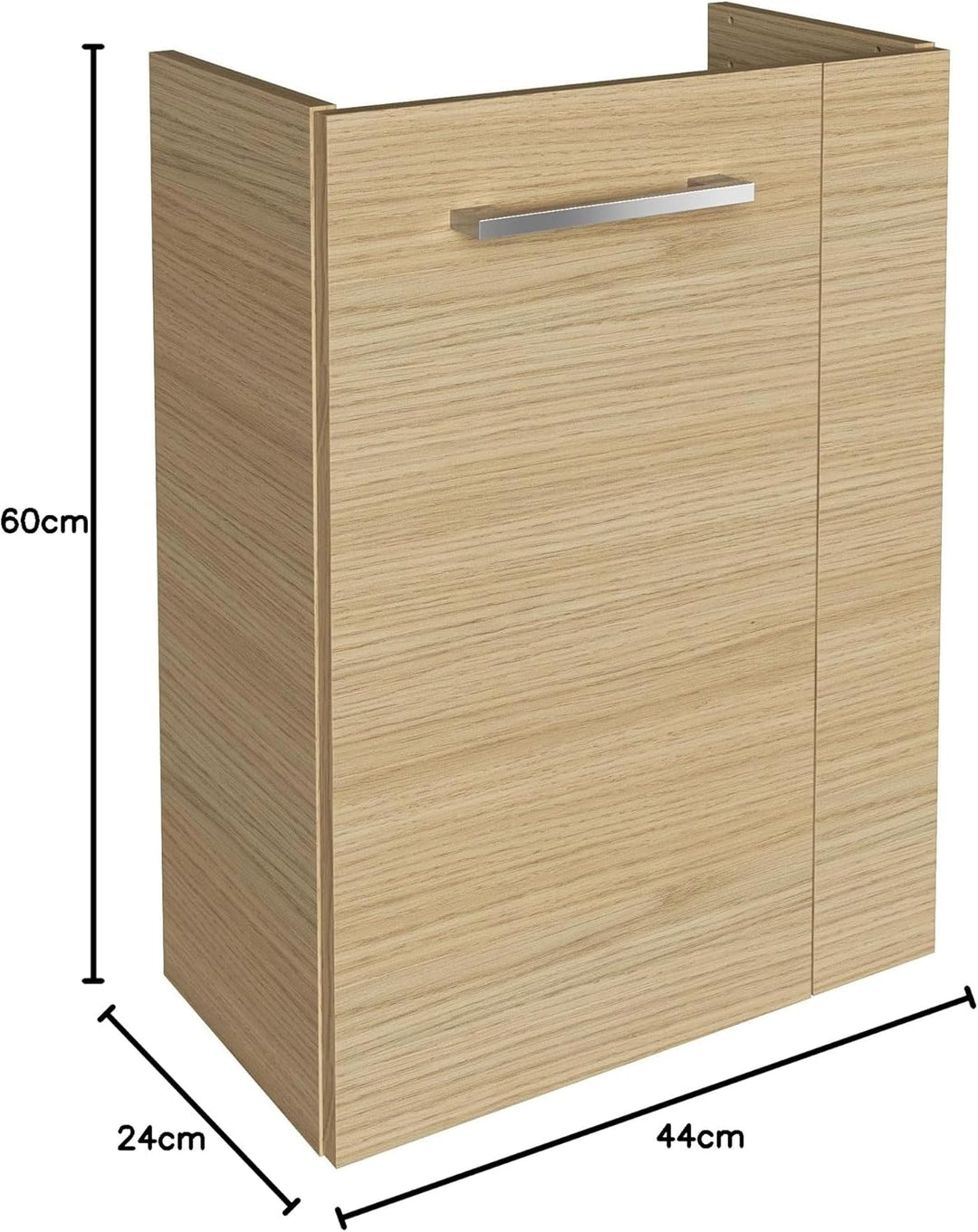 FACKELMANN SBC Mini Waschtischunterschrank 45 Sandeiche | Art.Nr: 84651