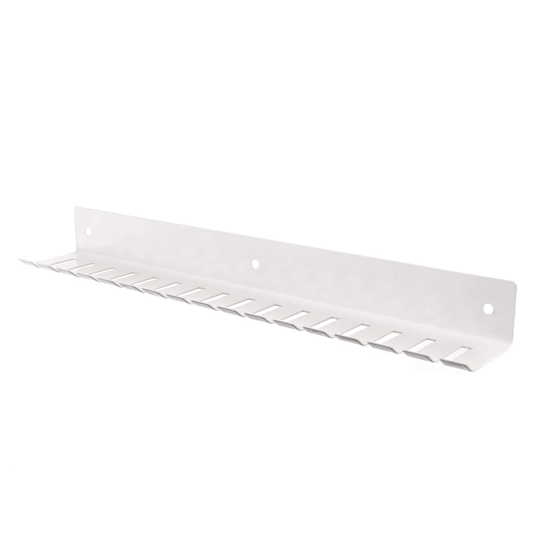 Kabelrechen 350mm lang in weiss aus Metall für Werkstätten, Elektro Betriebe Messkabel Halter