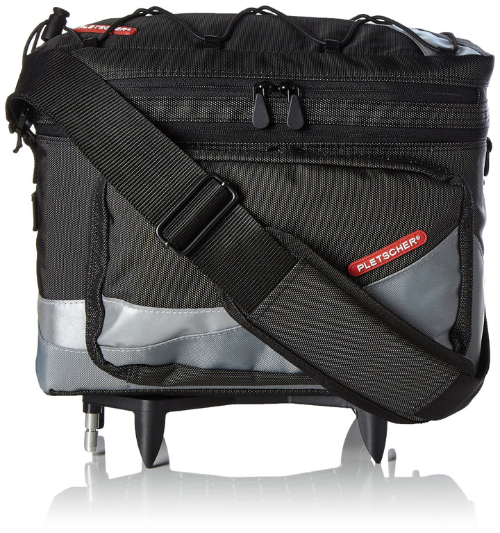 Pletscher Basilea Gepäckträgertasche Schwarz, Schwarz
