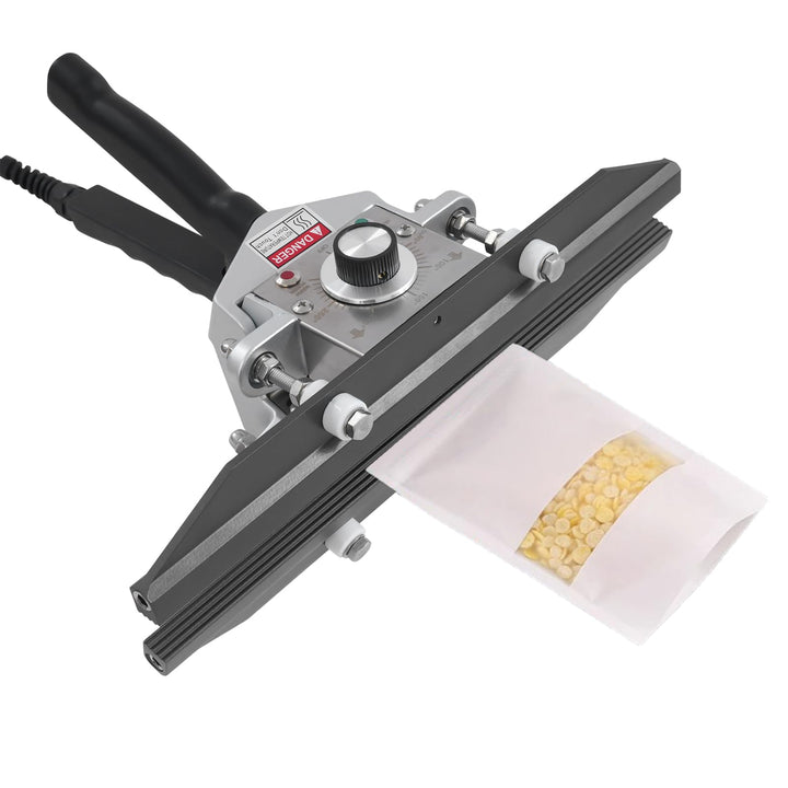 Handheld-Heisssiegelgerät 300mm – 500W Tragbares Crimp-Heisssiegeler für Alufolienbeutel, Snackbeute