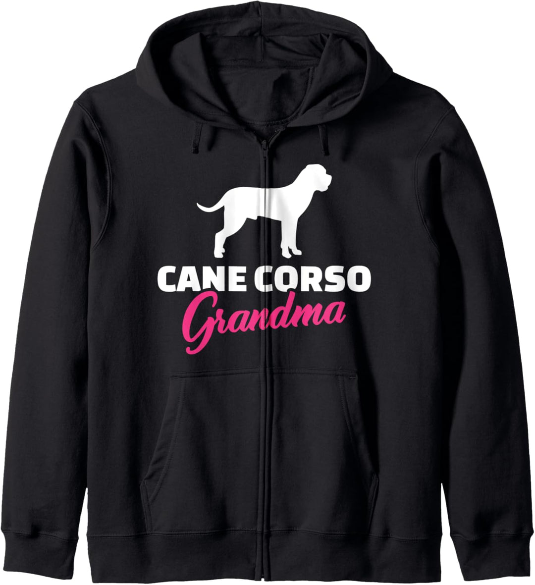 Cane Corso Oma Kapuzenjacke