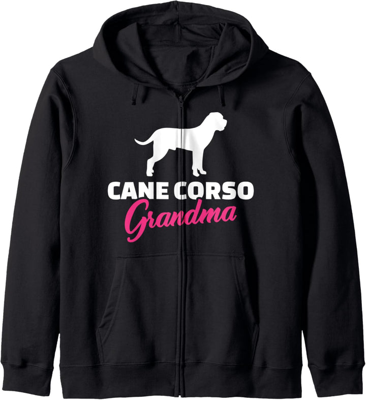 Cane Corso Oma Kapuzenjacke