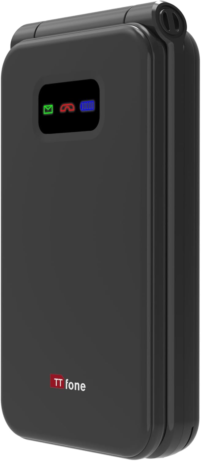TTfone TT760 Klapptelefon 4G mit Grossen Tasten für Senioren und Notruf-Taste - Entsperrtes Grundleg