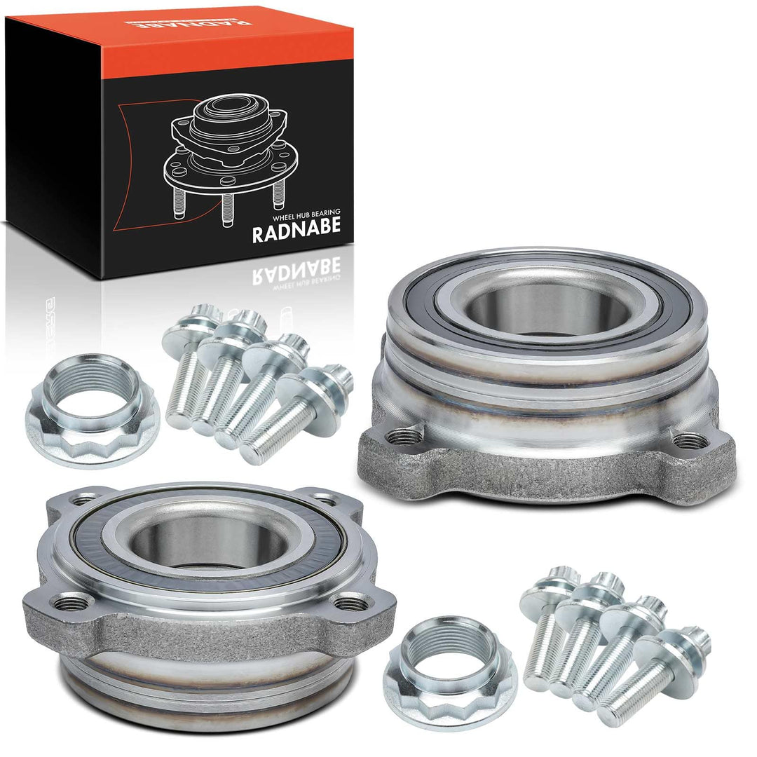 Frankberg 2x Radnabe Radlagersatz Hinterachse Kompatibel mit 5er E39 Stufenheck 2.0L-4.9L 1995-2003