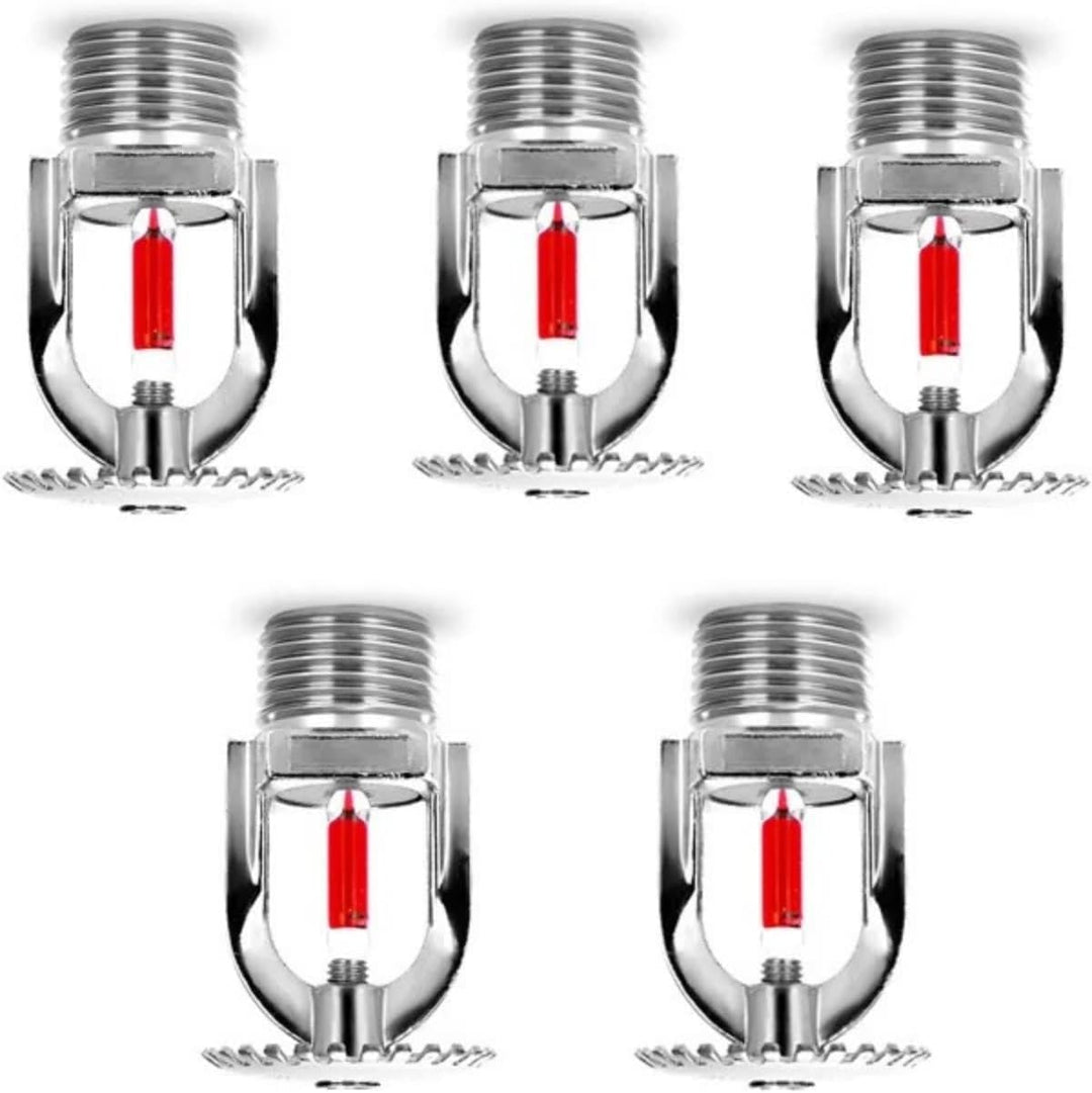 5 Stück 68 ℃/155 ℉ DN20 Upright Type Sprinkler Feuer Sprinklerkopf Feuersprinklerkopf Fire Sprinkler