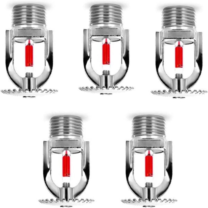 5 Stück 68 ℃/155 ℉ DN20 Upright Type Sprinkler Feuer Sprinklerkopf Feuersprinklerkopf Fire Sprinkler