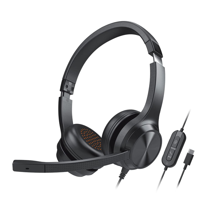 CREATIVE Chat USB On-Ear Wired Headset mit Flip-to-Mute Noise Cancelling-Mikrofon, SmartComms-Kit, I