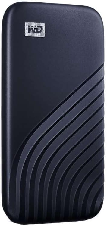 WD My Passport SSD 500 GB mobiler SSD Speicher (NVMe-Technologie, USB-C und USB 3.2 Gen-2 kompatibel