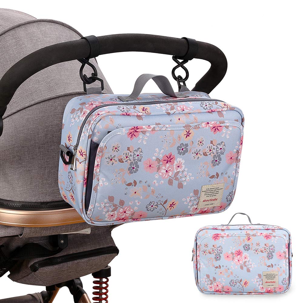 MOMIGO Baby-Wickeltasche, Kinderwagentasche – Wickeltasche für Windeln, Feuchttücher und Spielzeug,