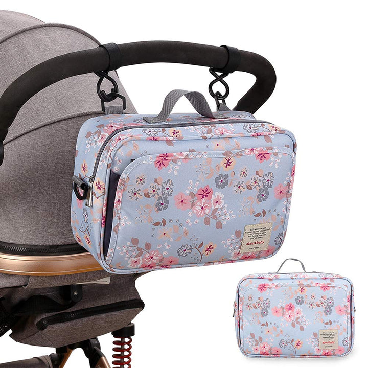 MOMIGO Baby-Wickeltasche, Kinderwagentasche – Wickeltasche für Windeln, Feuchttücher und Spielzeug,