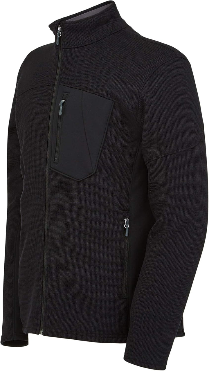 Spyder Herren Bandit Hybrid Full Zip Jacket Fleecejacke (1er Pack) M Schwarz, M Schwarz