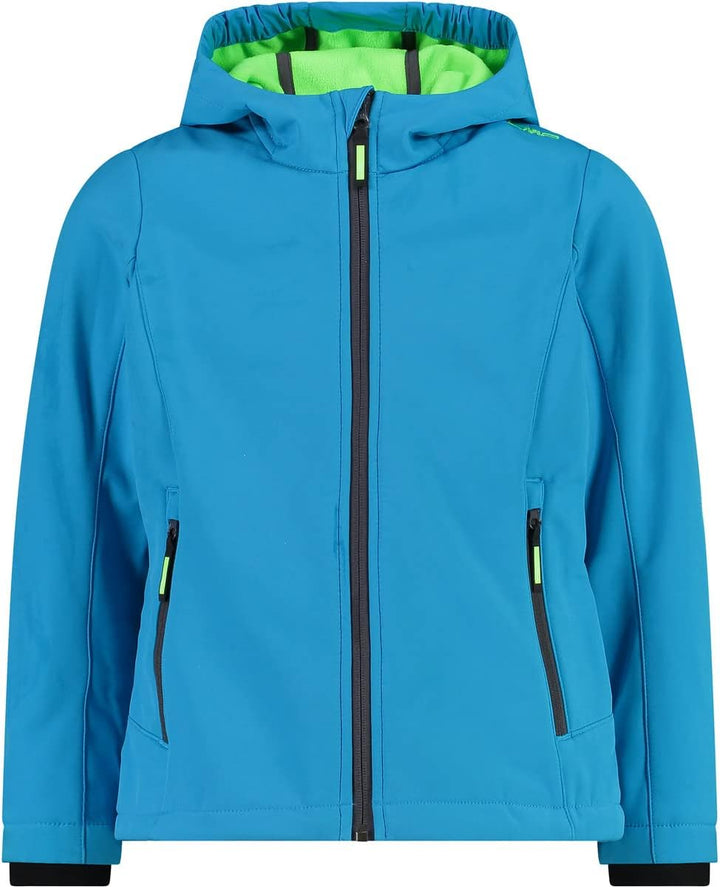 CMP Mädchen Softshelljacke für Kinder KID G JACKET FIX HOOD 140 Türkis, 140 Türkis