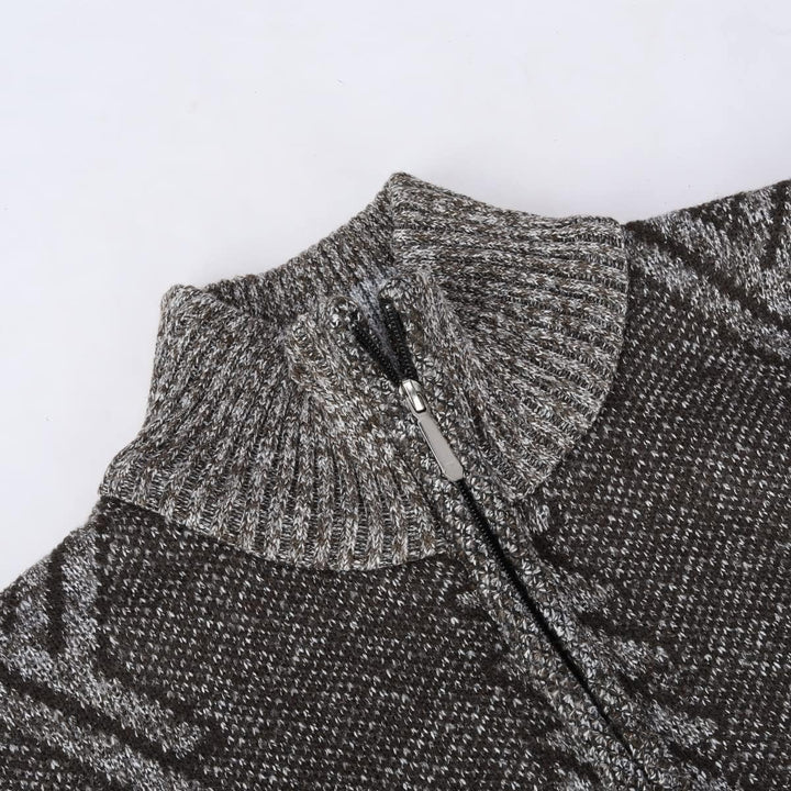 Herren Strickjacke Festival Cardigan Warm Trachtenjacke Mode Schlichter Pullover Langarm Sweatjacke