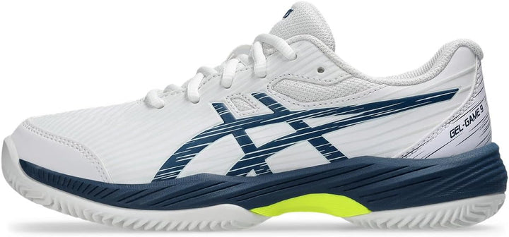 ASICS Jungen Gel-Game 9 Gs Clay/Oc Sneaker 33 EU White Restful Teal, 33 EU White Restful Teal