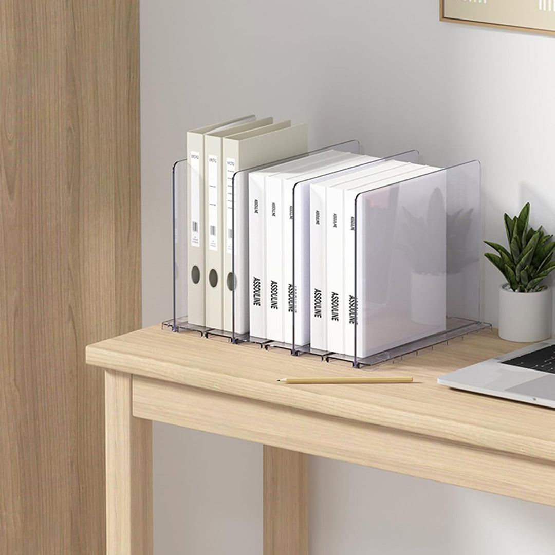 5 Stück Verstellbare Regalteiler, Transparenter Handtaschen Organizer für Schrank, Schrankregaltrenn