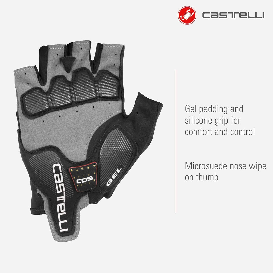 CASTELLI Herren Arenberg Gel 2 Radfahren Handschuhe XXL SCHWARZ/ELFENBEIN, XXL SCHWARZ/ELFENBEIN