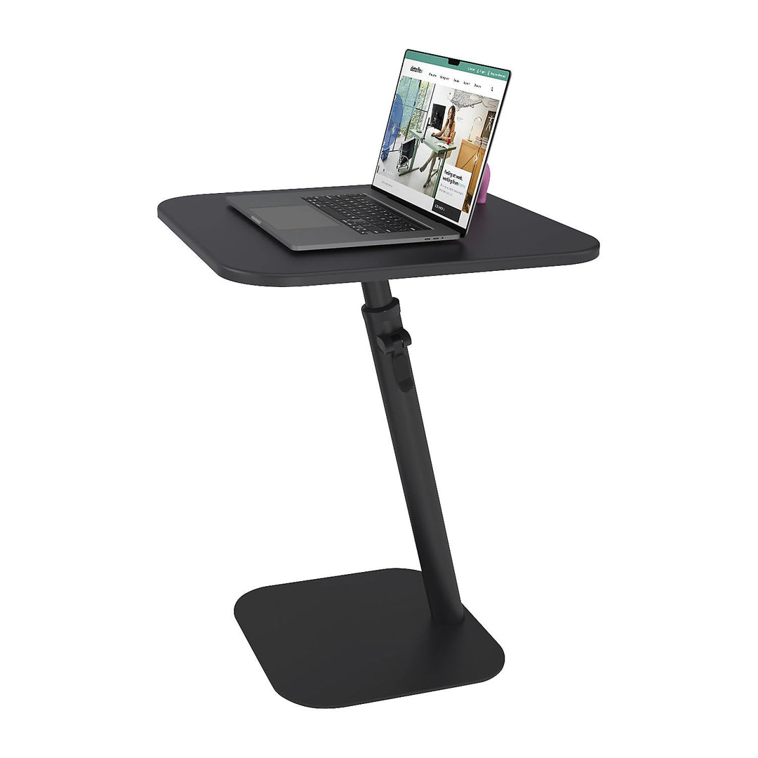 Dataflex Bento Laptoptisch | Höhenverstellbar von 555 bis 750 mm | Schwarz