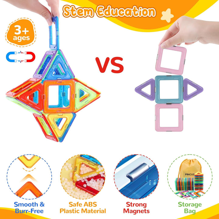 Pincush Magnet Montessori Spielzeug Magnetspiele für Kinder Geschenk ab 3 4 5 6 7 8 Jahre Junge Mädc