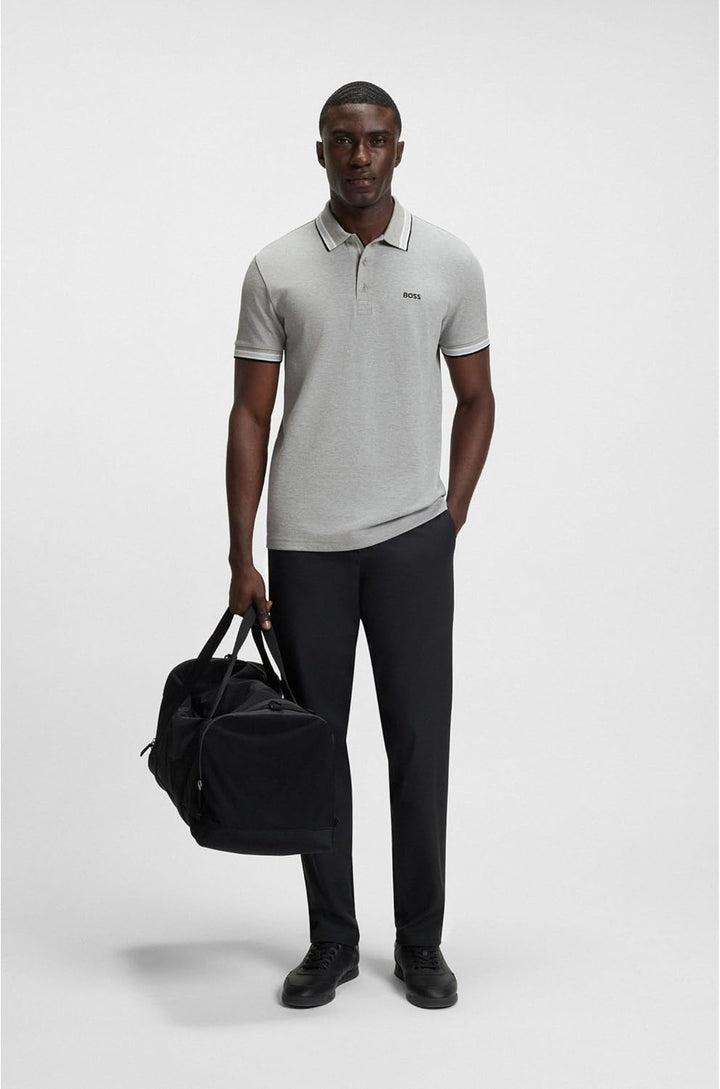 BOSS Herren Paddy Paddy Poloshirt aus Baumwoll-Piqué XS 042silver, XS 042silver