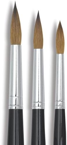 Da Vinci Série 36 Kolinsky Rotmarder Künstlerpinselset-Pinsel-5er Set Grösse 0, 1, 2, 4, 6