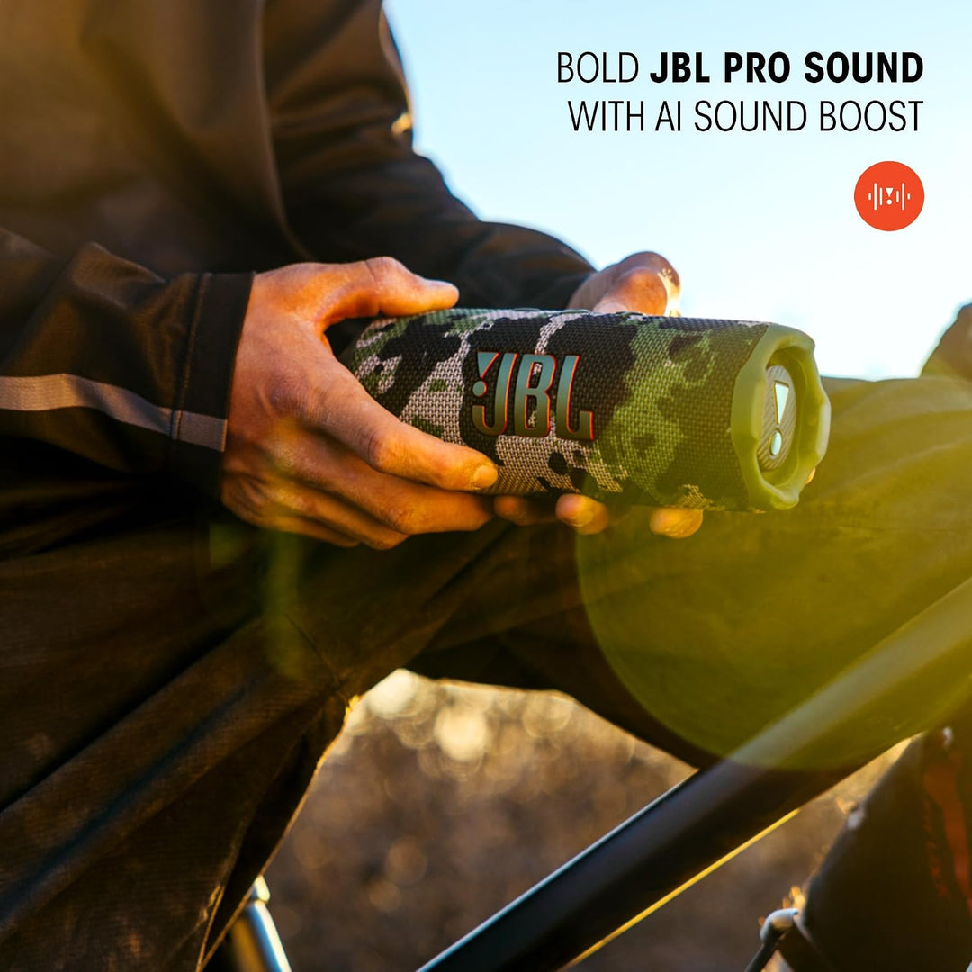JBL Flip 7, kabelloser tragbarer Bluetooth-Lautsprecher, 16 Stunden Akkulaufzeit, IP68 wasserdicht,