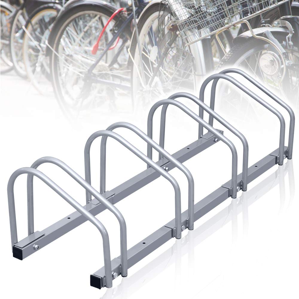 Jopassy 2x Fahrradständer,Fahrradständer Bodenparker für 4 Fahrräder von 35-55 mm Stellplatz,Fahrrad