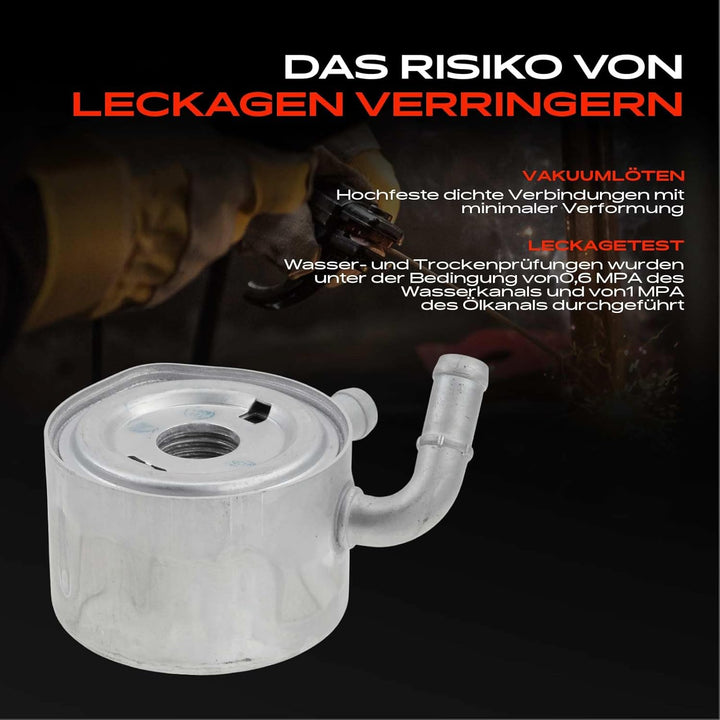 Frankberg Ölkühler Kompatibel mit Logan I Clio II III Grand Scénic II Kangoo Megane II Grand Modus T