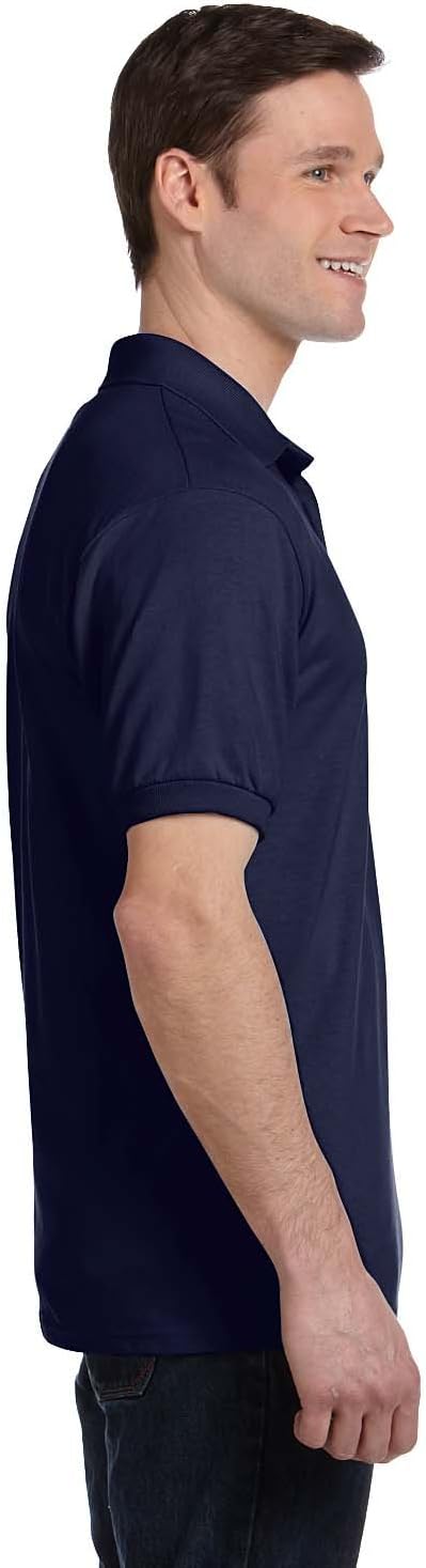Hanes Men's Comfortblend Ecosmart Jersey Pocket Polo