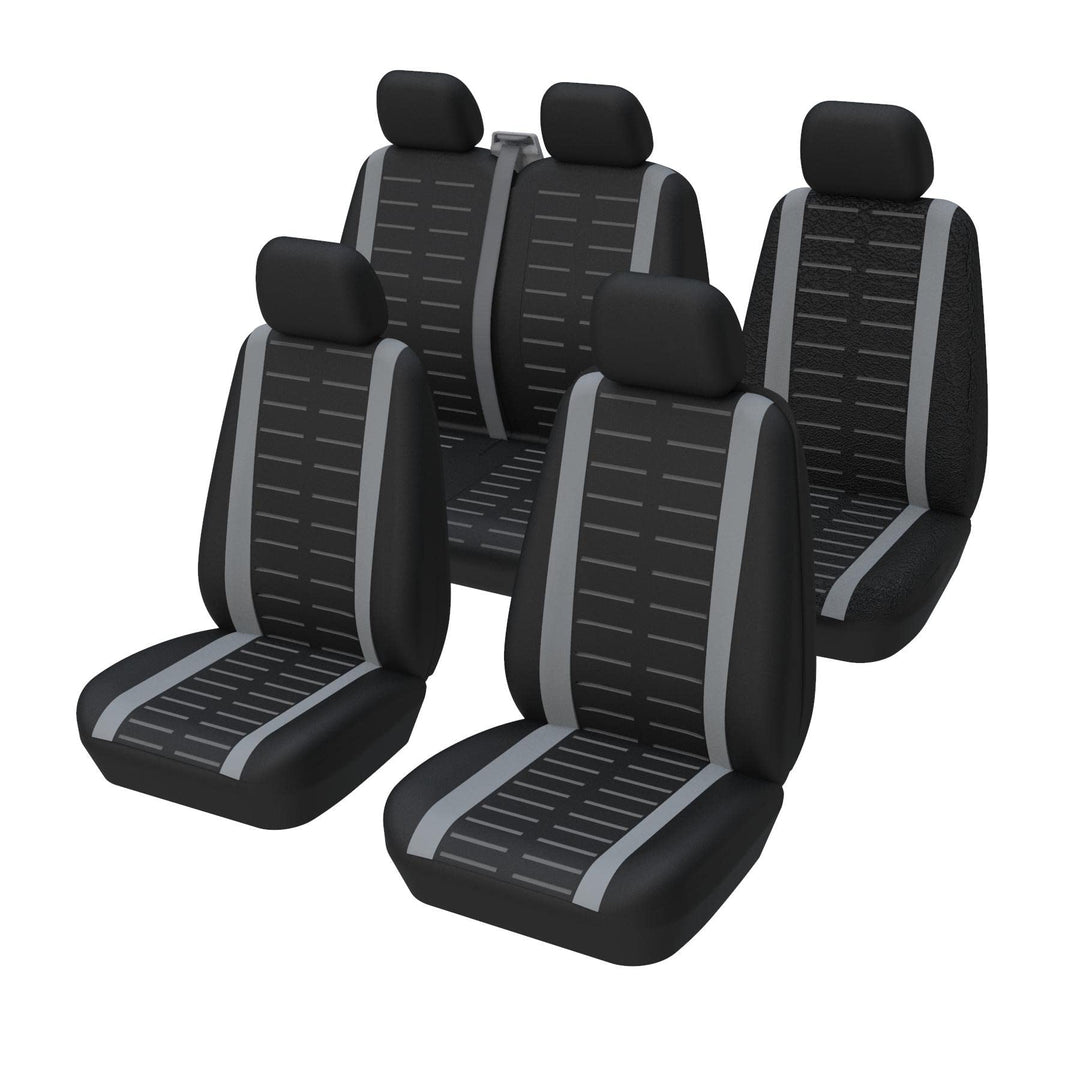 TOYOUN Universal-Sitzbezüge für Auto, Lieferwagen, komplettes Set für 5-Sitzer, Vordersitzbezüge mit