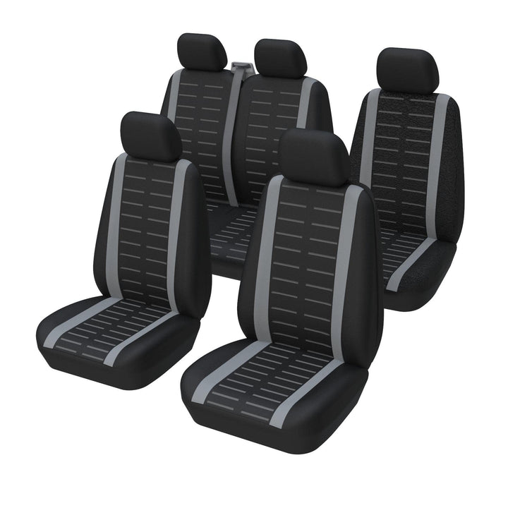 TOYOUN Universal-Sitzbezüge für Auto, Lieferwagen, komplettes Set für 5-Sitzer, Vordersitzbezüge mit